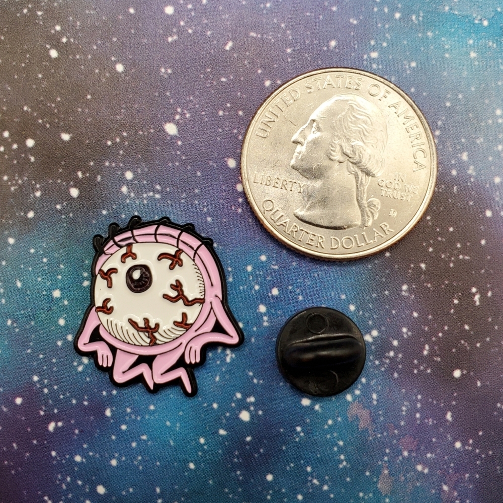 Eye Ball Enamel Pin - Picture 2 of 3